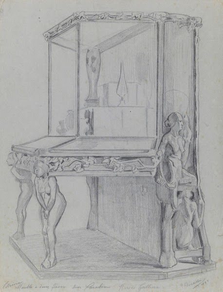 Etude de la vitrine Carabin 1898