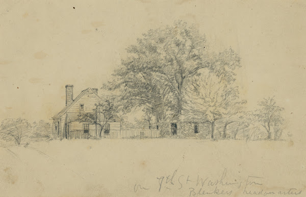 On 7th St Washington Blenkers headquarters 1862 1863