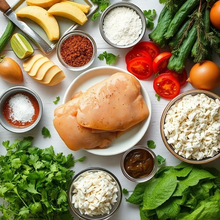 Ingredients for Easy High Protein Chicken Enchilada Bowls for Dinner – Quick, Homemade, Family‑Friendly