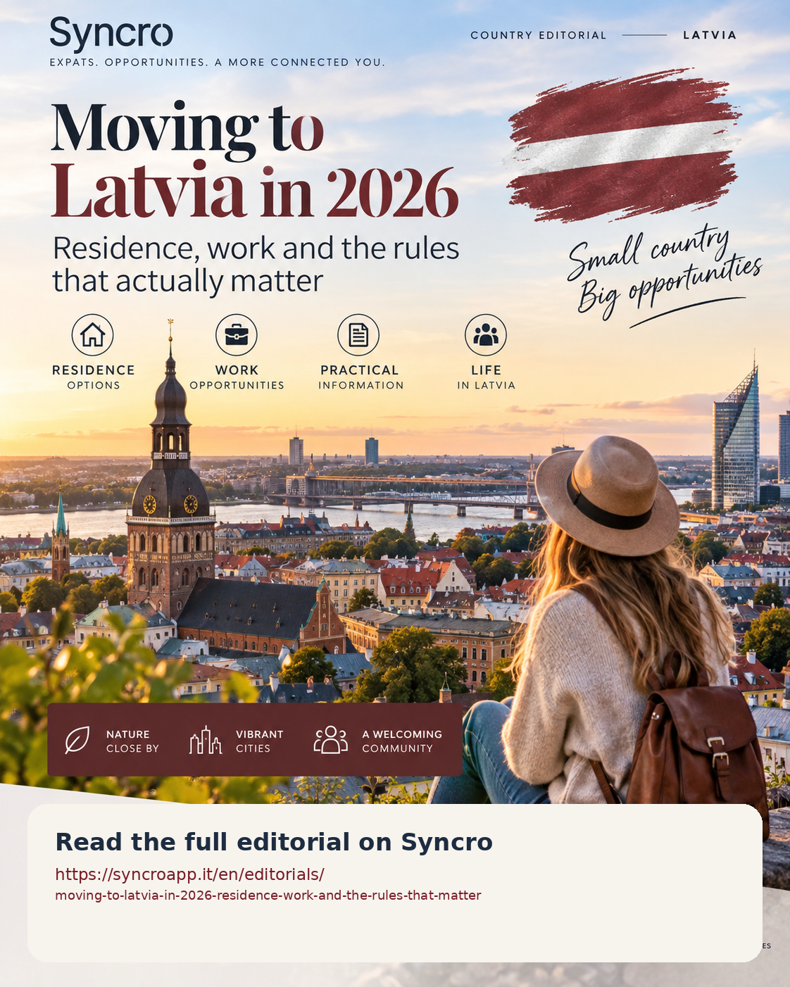 Moving to Latvia in 2026: residence, work and the rules that matter