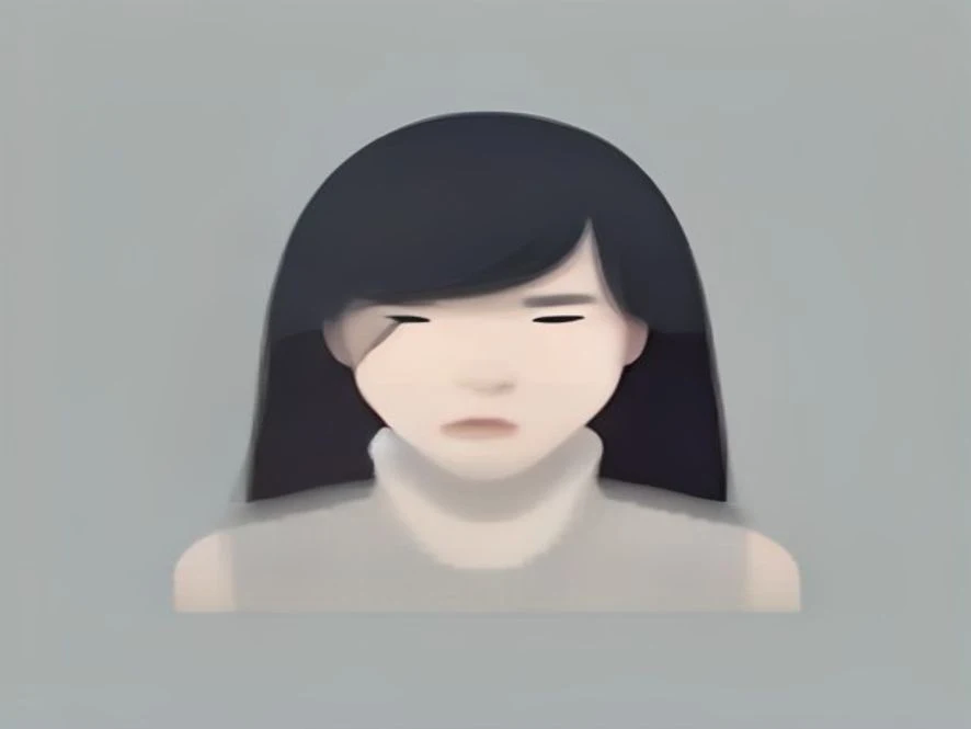 초록색 나무들이 둘러싸고 있는 고요하고 맑은 계곡의 미니멀한 플랫 벡터 일러스트