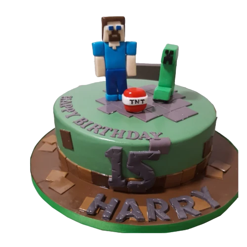Mine Craft Birthday Cake CB-NC150