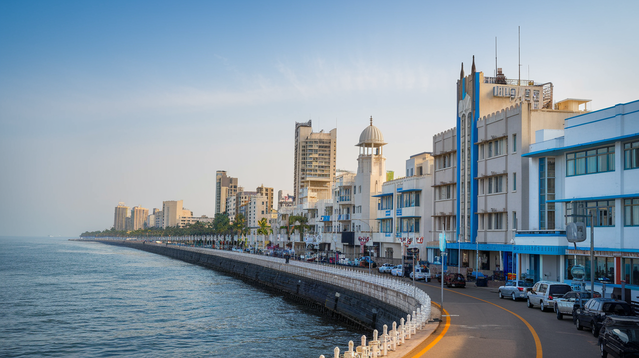 How Far Is Marine Drive from Mumbai Airport?