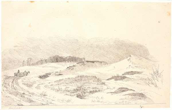 Vinterlandskab i nordsjællandsk karakter 1841