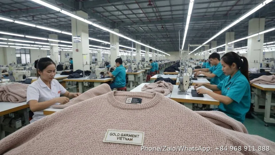 sweater supplier - Gold Garment Vietnam