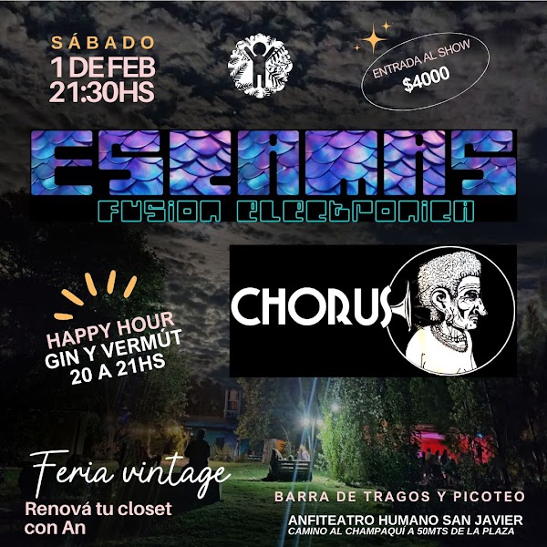 CHORUS y ESCAMAS en San Javier