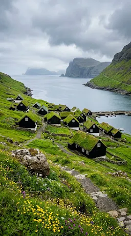 Faroe Islands Grass Roof Haven
