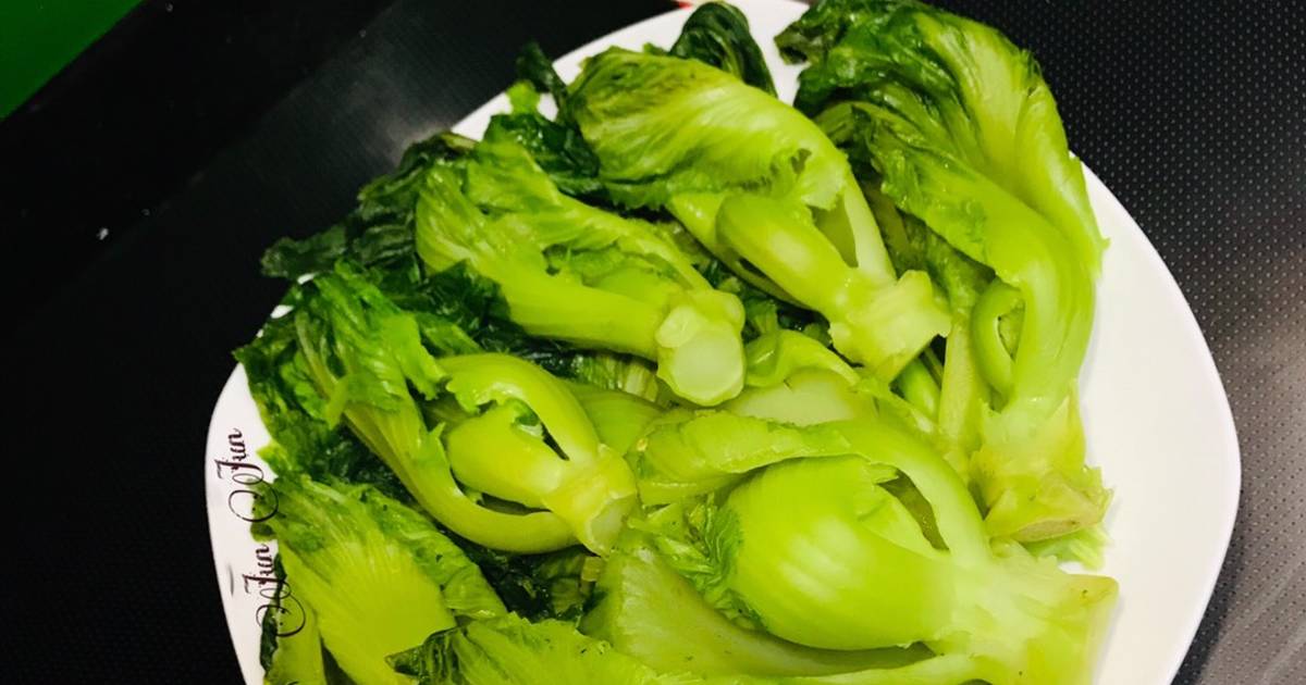 Búp cải bẹ chấm mắm trứng🥬🥚 (Cải Đông Dư)