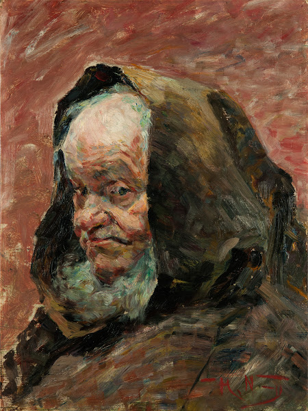 Head of an Old Man Study circa 1887
