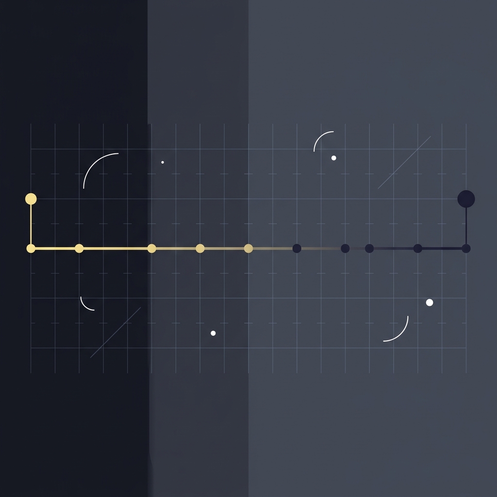 Minimal 2D vector timeline illustrating opening line several intermediate movements and a closing line color coded for early and late moves on a Funded Plays style dark background sports betting lines today