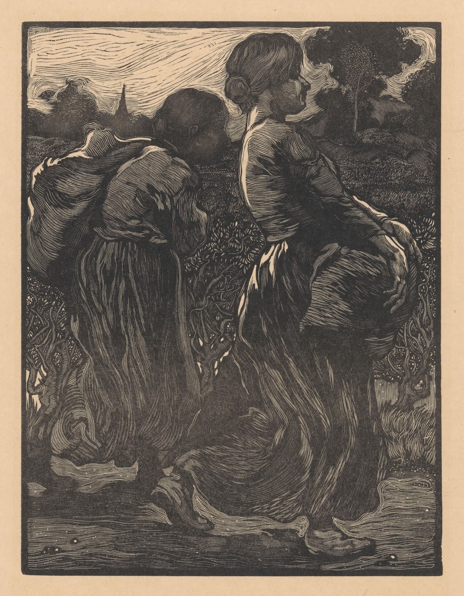 Twee landarbeidsters 1901