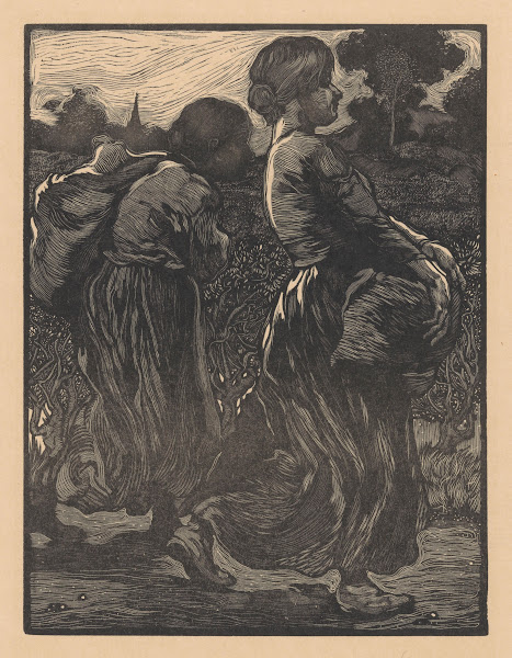 Twee landarbeidsters 1901