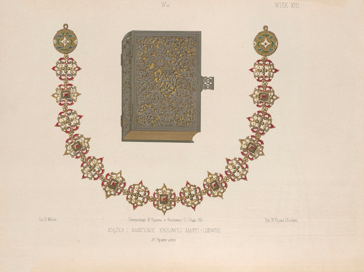 Book And A Necklace Of Queen Marie Louise 1853 1855