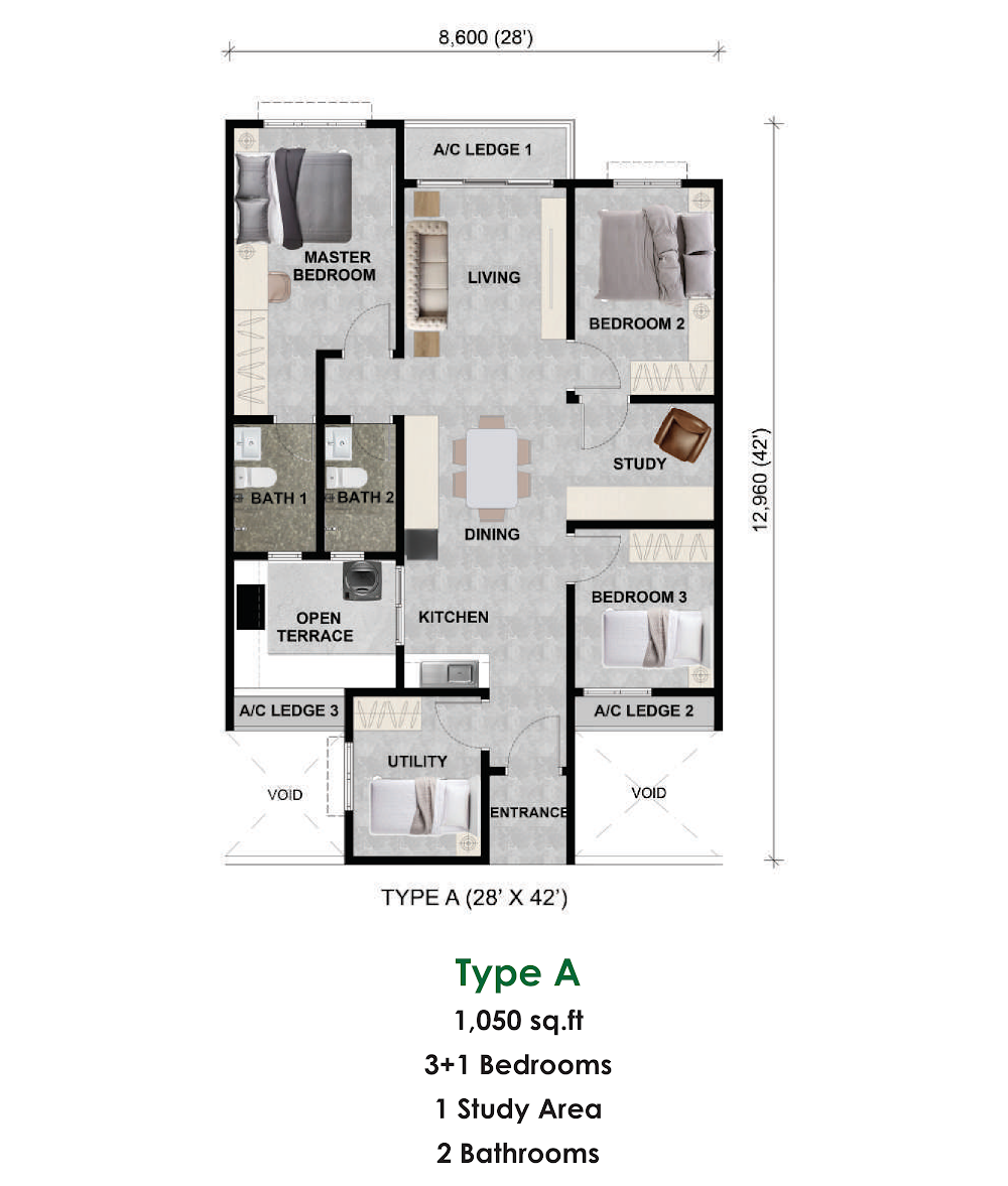 Alamanda Heights floor plan