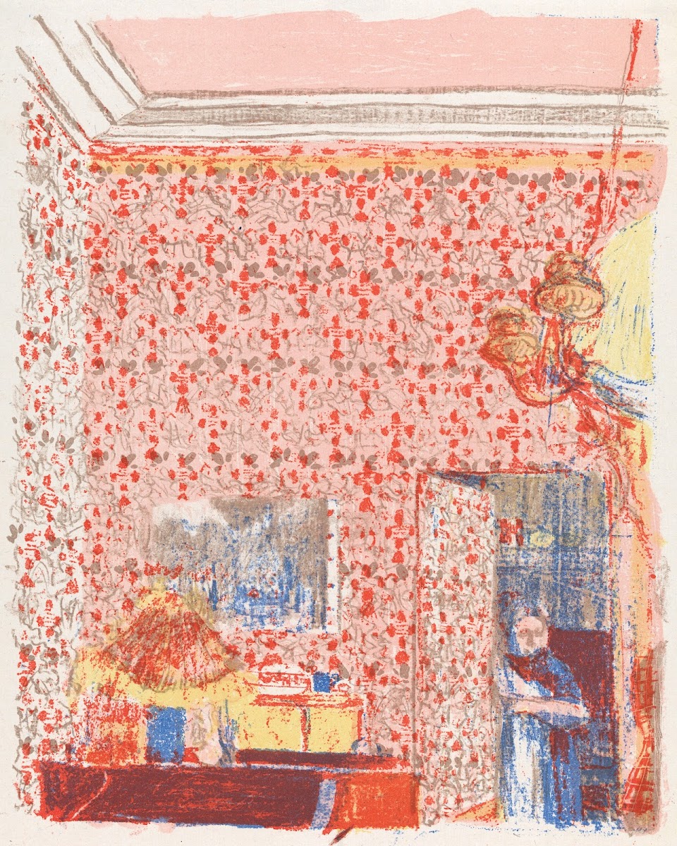 Interieur aux tentures roses I 1898   1899