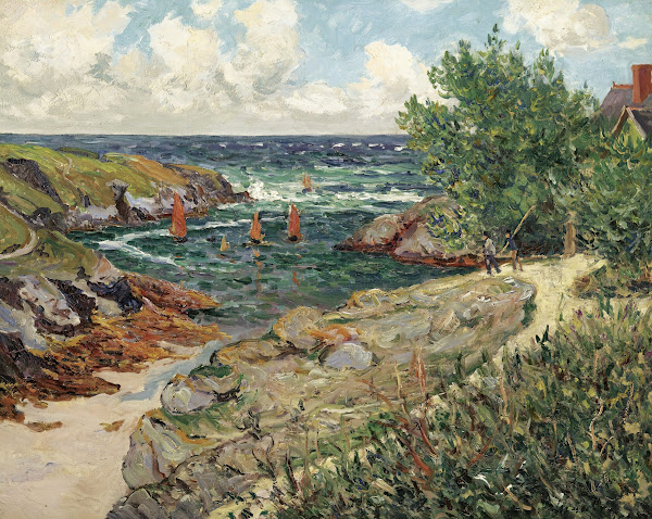 Le Port De Goulphar Belle Île En Mer 1909