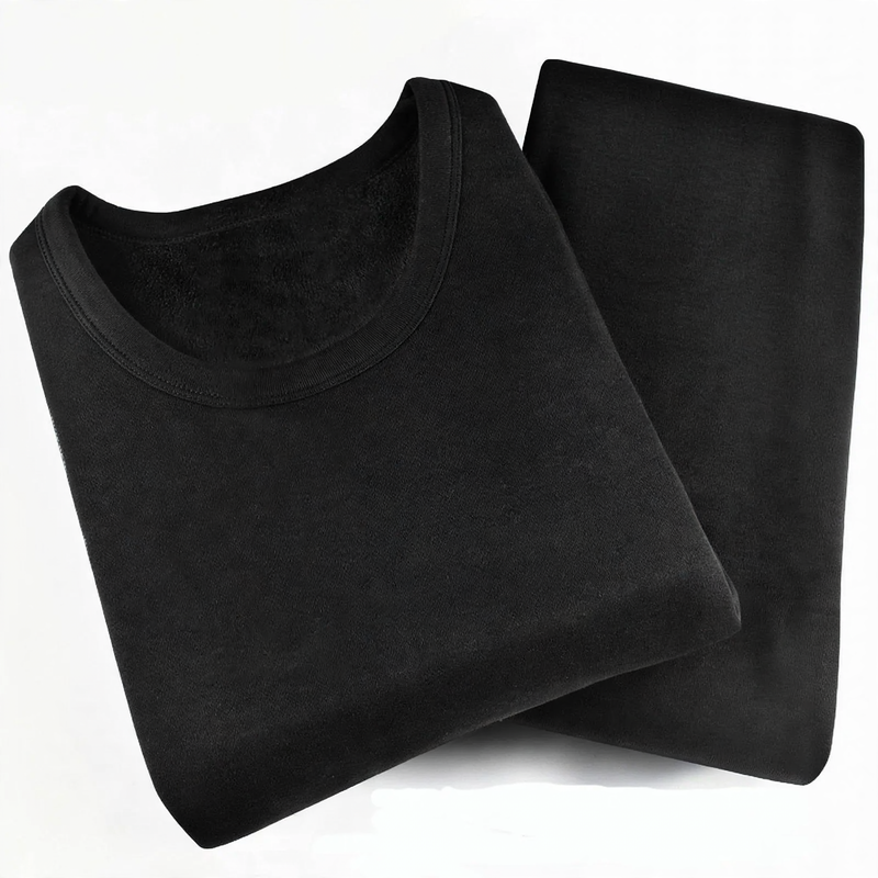 Men's Thermal Underwear Set, Lined, Crew Neck