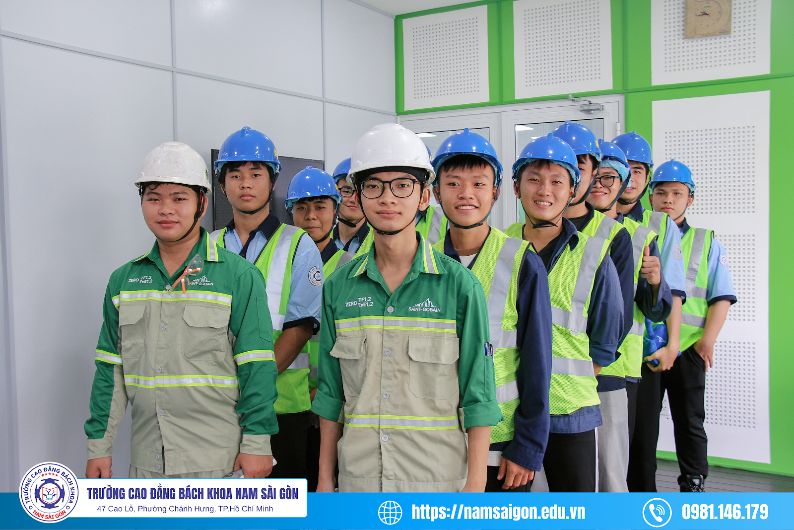 Trường Cao đẳng Bách khoa Nam Sài Gòn chính thức ký kết Biên bản ghi nhớ (MOU) với Công ty Saint-Gobain Việt Nam, mở rộng cơ hội thực hành và việc làm cho sinh viên.