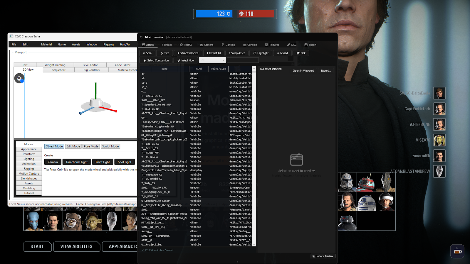 Mod Transfer Interface 17