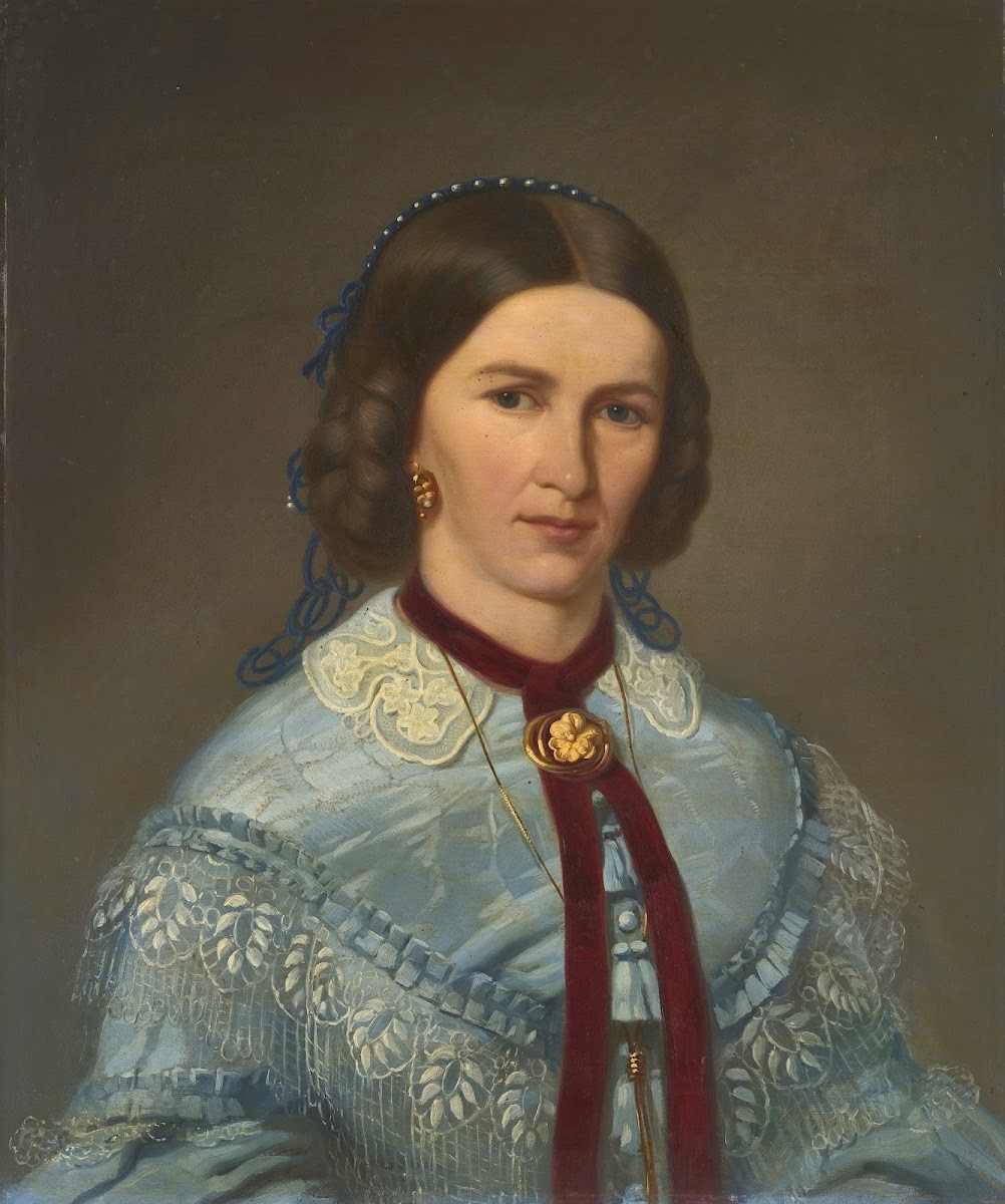 Bildnis der Berhardine Faller geb Kleißer 1860