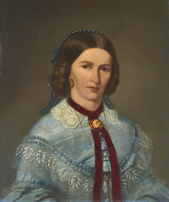 Bildnis der Berhardine Faller geb Kleißer 1860
