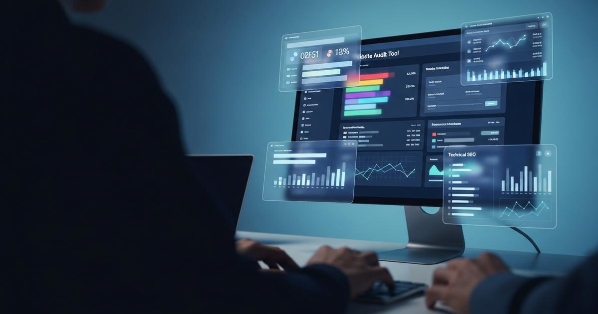Ecran cu audit tehnic SEO și clasament cuvinte cheie pentru optimizare SEO Chisinau