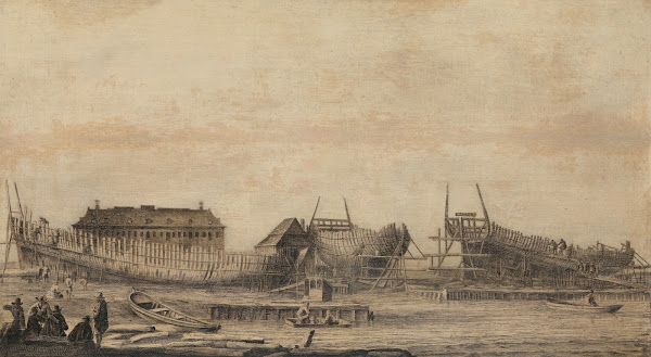 The Shipyard of the Amsterdam Admiralty 1655   1660