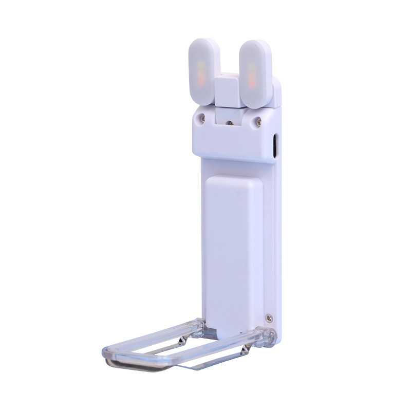 Tragbare LED-Klemmleuchte für Bücher, USB-aufladbar