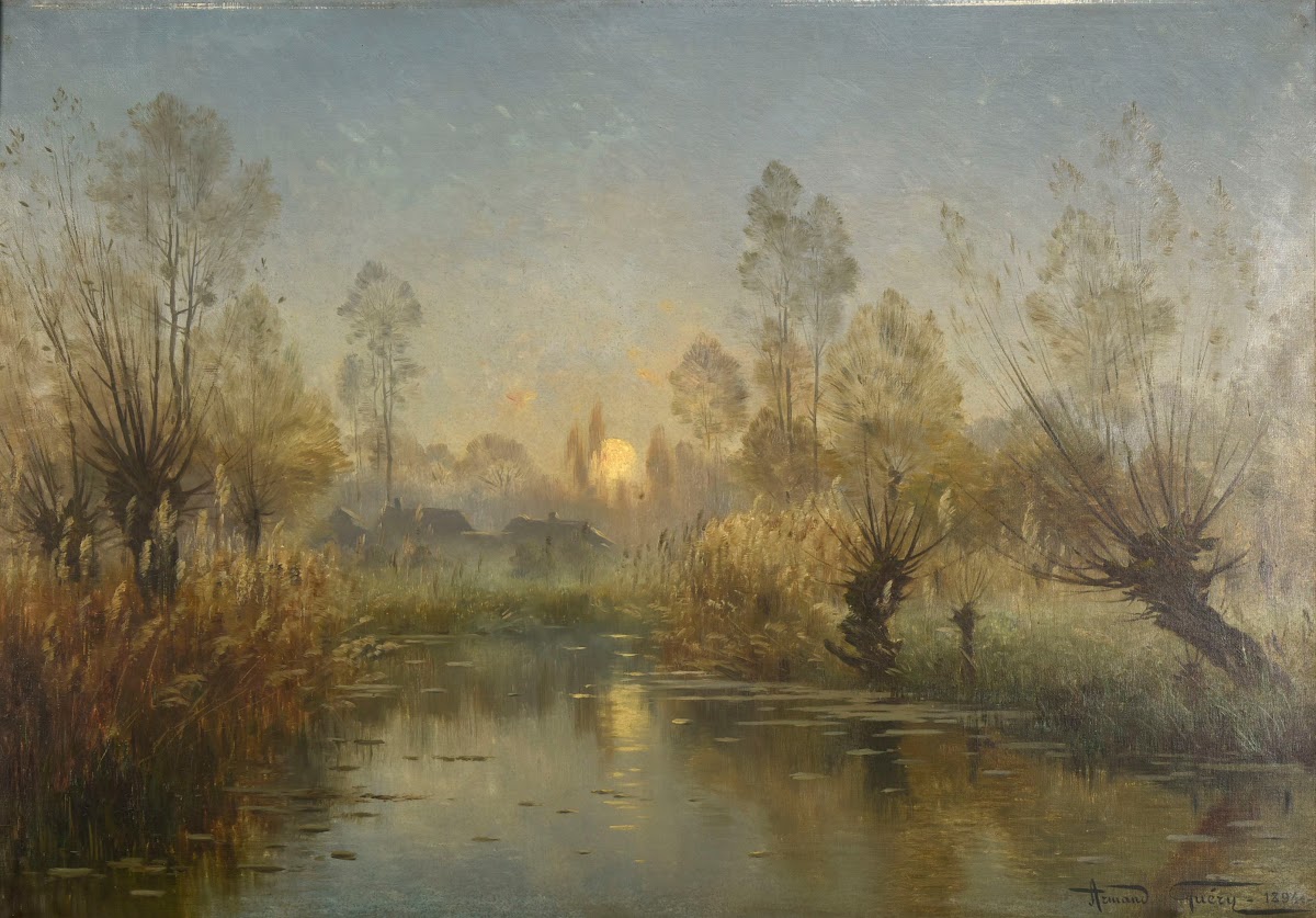 Rivière au soleil couchant 1894