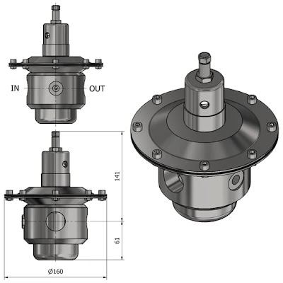 Series PHF CS3 R10 High Flow - Pipeline Regulators by Southern CGS