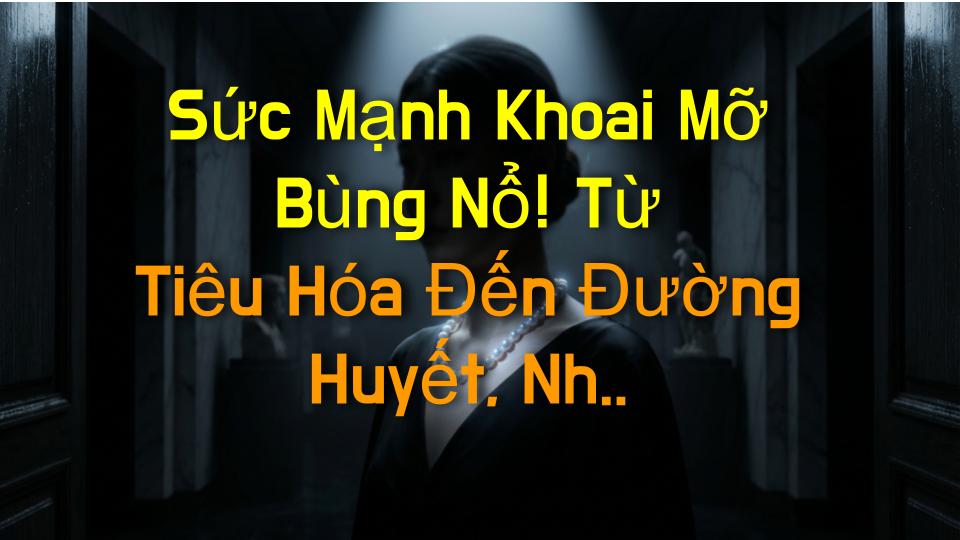 Sức Mạnh Khoai Mỡ Bùng Nổ! Từ Tiêu Hóa Đến Đường Huyết, Những Điều Bạn Chưa Biết Về Khoai Mỡ