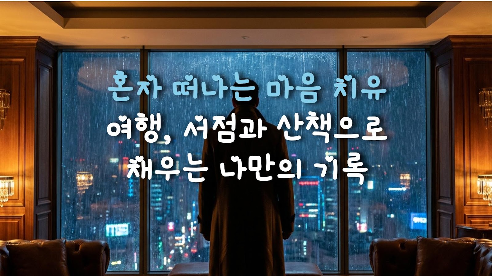 혼자 떠나는 마음 치유 여행, 서점과 산책으로 채우는 나만의 기록