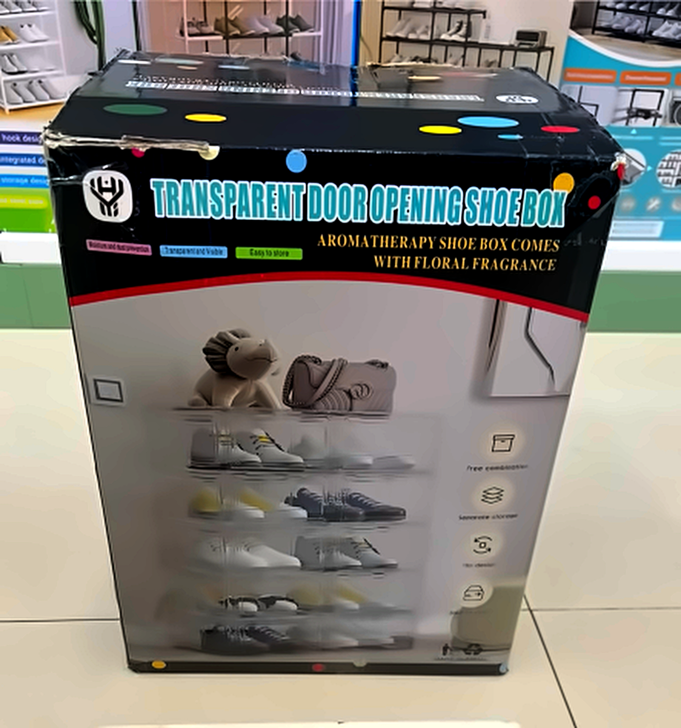 Set 6 Organizadores Transparentes 34,5x27x18,5