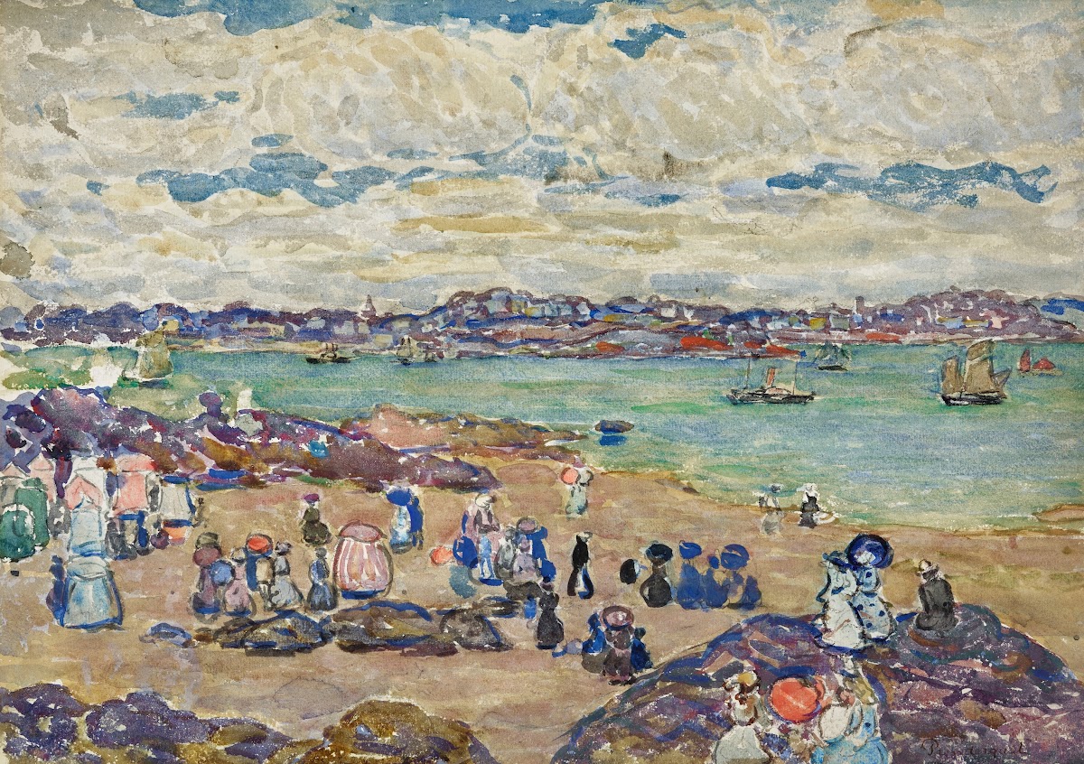 Figures on the Beach 1907