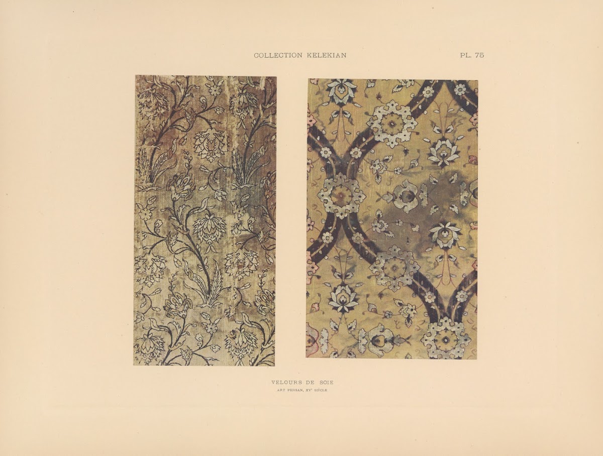 La collection Kelekian Etoffes  tapis dOrient  de Venise Pl075 1900