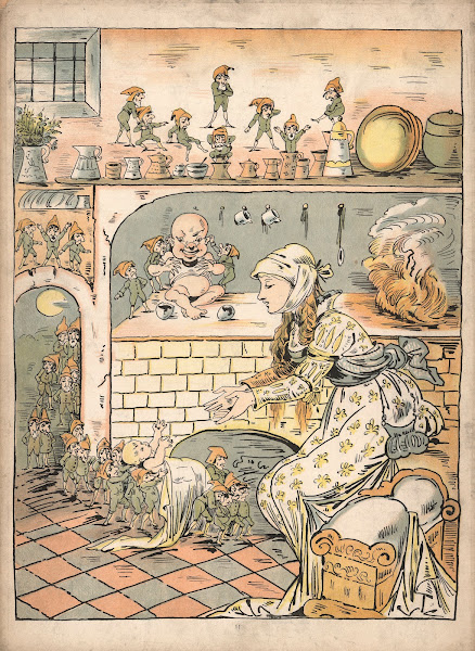 The elves How the rooster got up on the church tower 1879