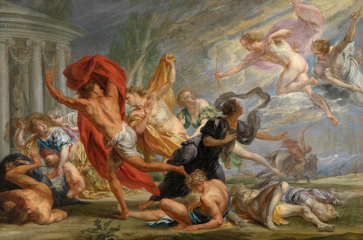 Apollo and Diana Kill Niobes Children