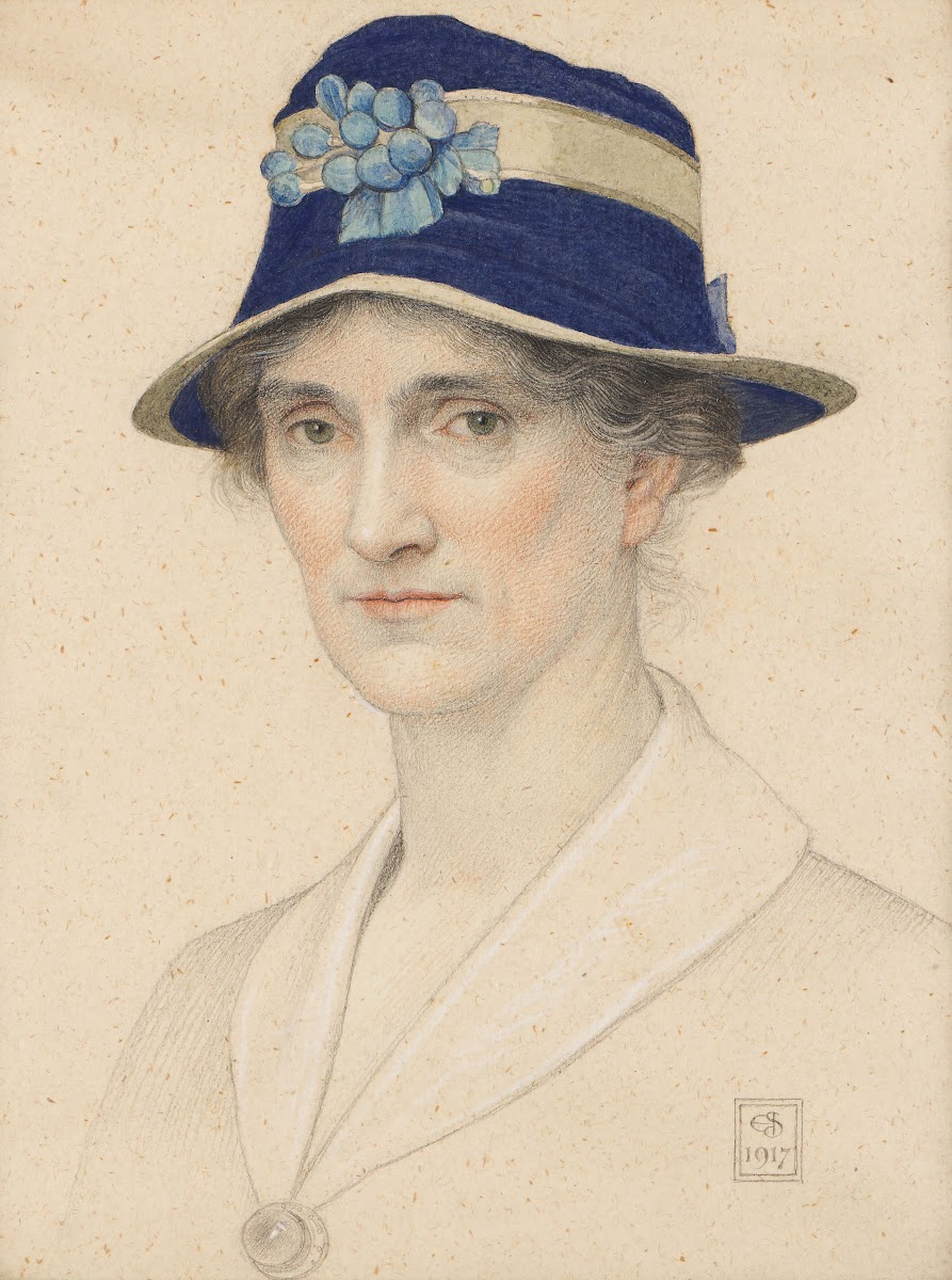 Portrait of Anna Elizabeth Southall nee Baker 1917