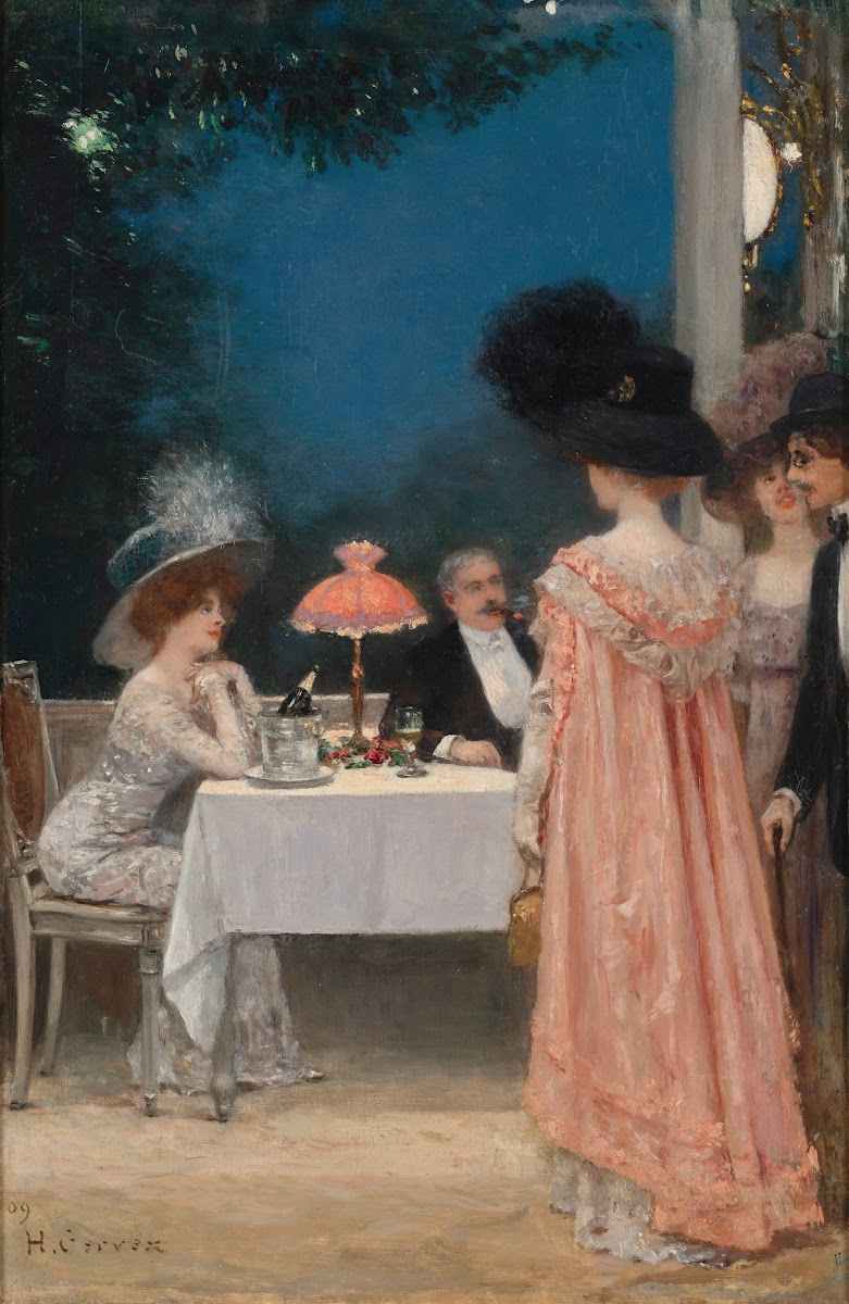 Dîner au Pavillon dArmenonville 1909