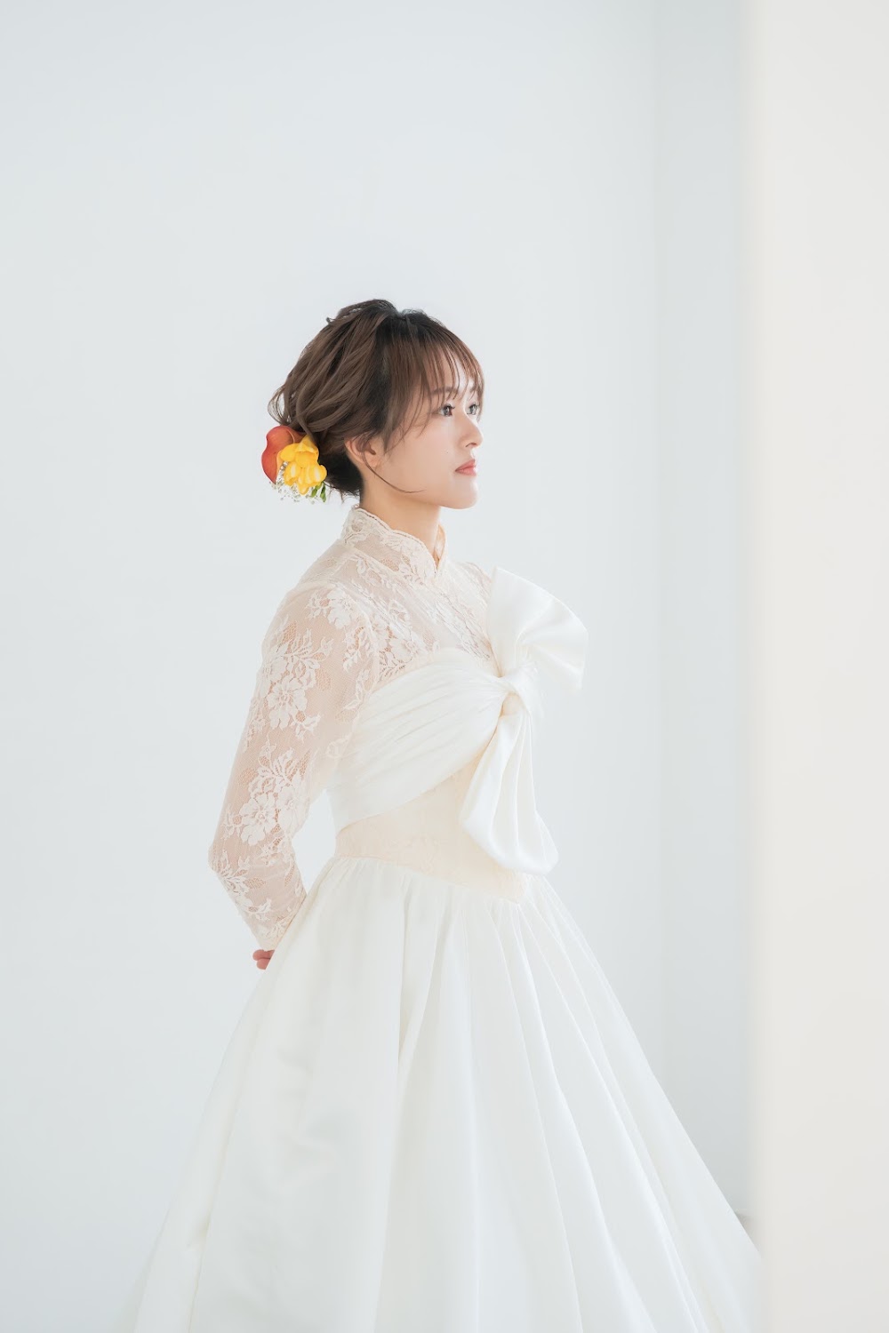 YOSHITAKE Dress によるオーダードレスの着用例