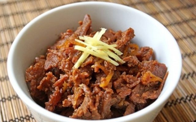Thịt Bò Nấu Gừng