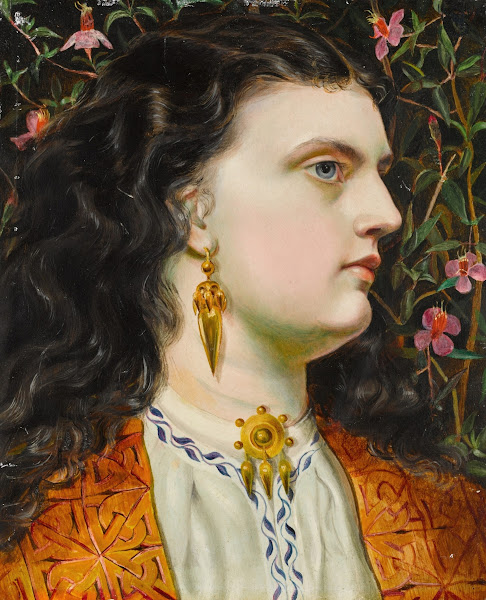 The gold earring 1865