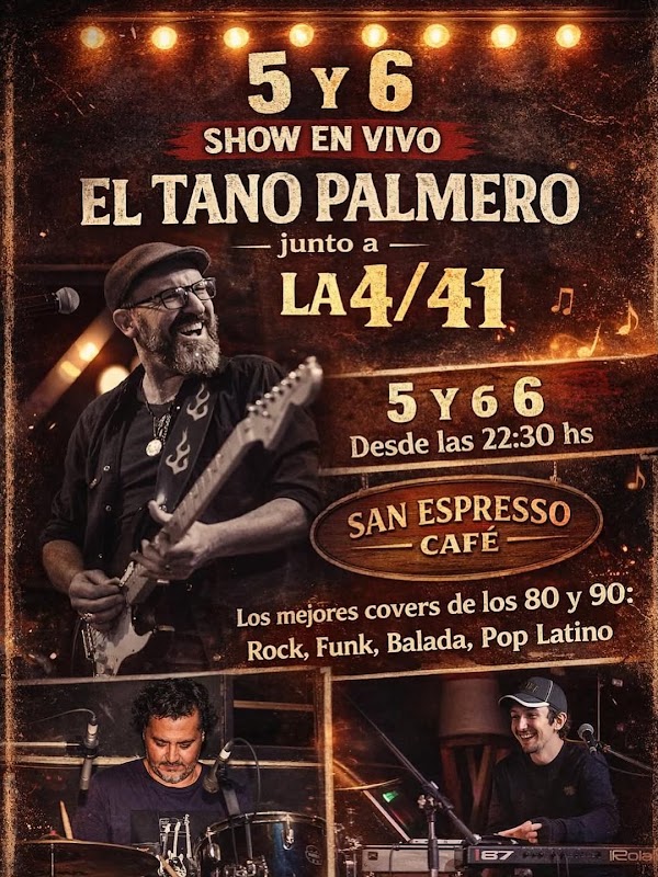El Tano Palmero junto a La 4/41