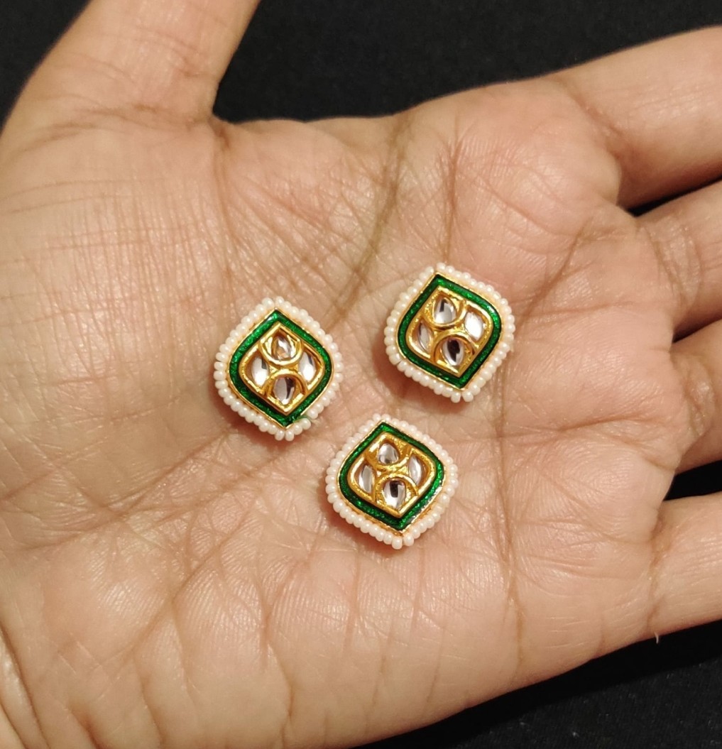 B18-Shankarpali Green Meena (Pack Of 3)