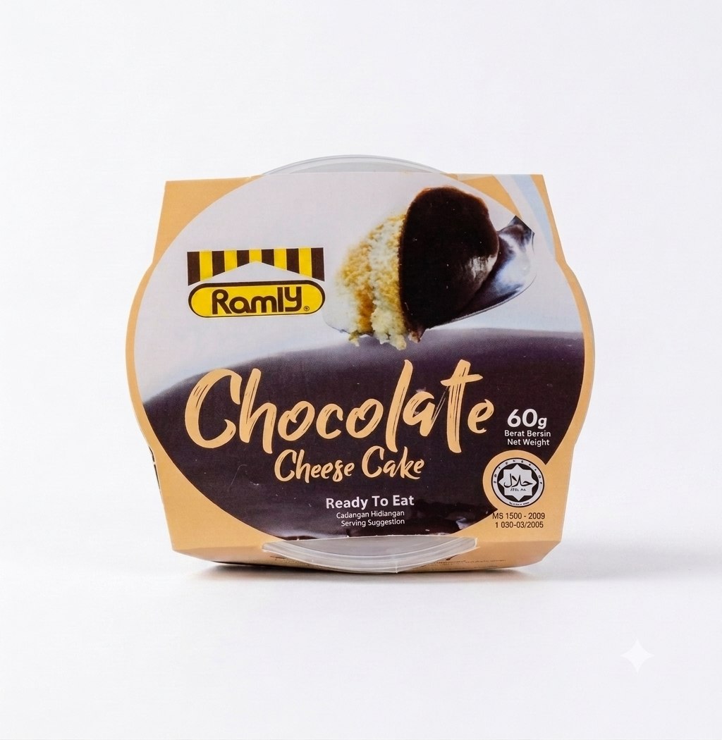 Ramly Cheese Cake Chocolate 60G X 24 Unit