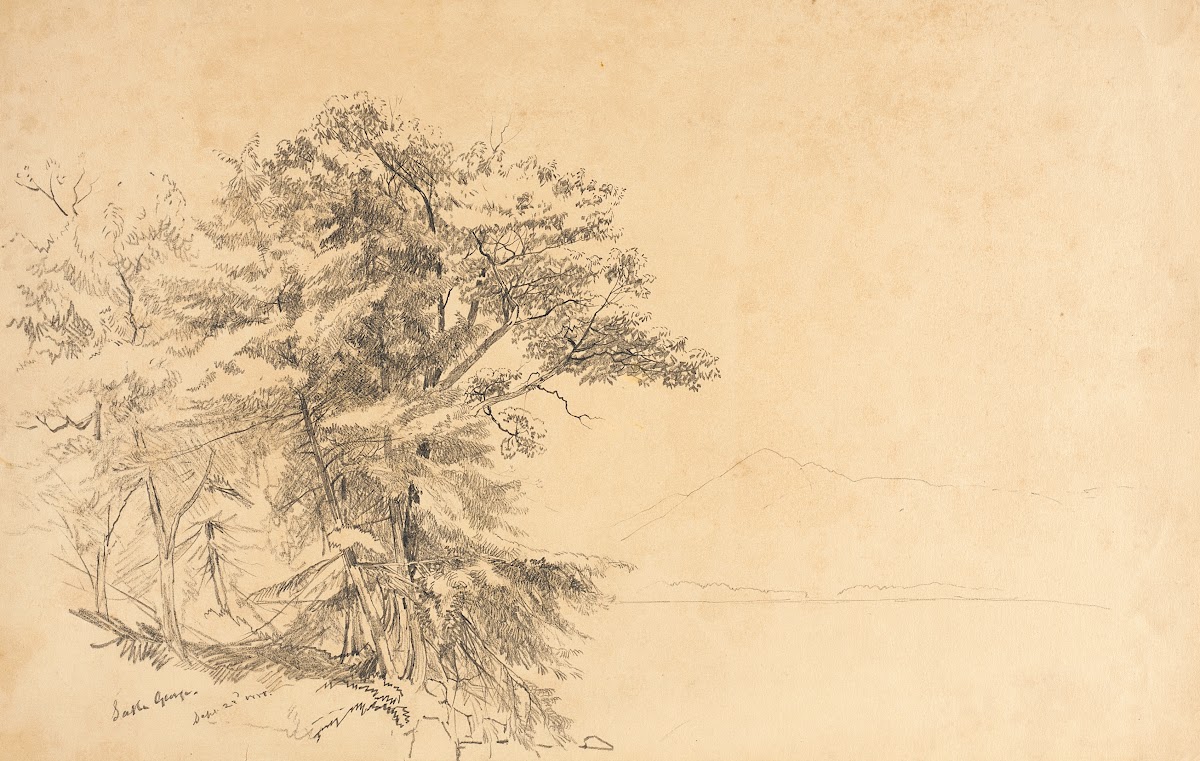 Landscape at Lake George 1858