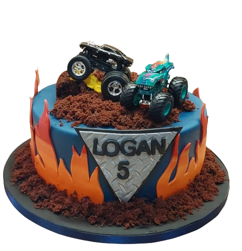 Monster Trucks Birthday Cake CB-NC582