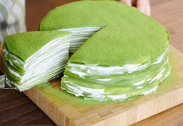 Bánh Crepe Vị Trà Xanh Ngàn Lớp