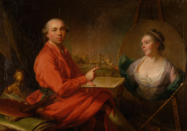 Lartiste peignant sa femme 1787