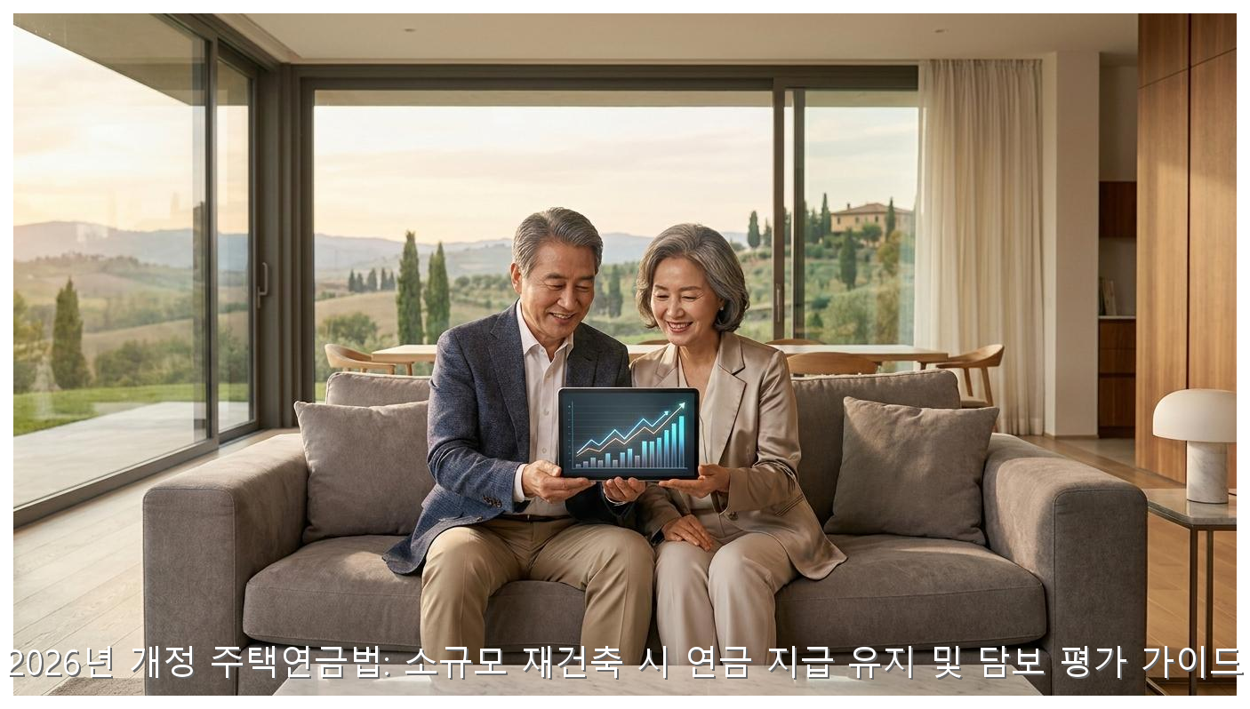 2026 주택연금 개정: 소규모 재건축 시 연금 지키는 실전 가이드 핵심 안내 및 분석 인포그래픽 (2)